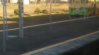 2018年９月21日現在、「北海道150周年道北・道東の恵み」ラッピング車両が運転中です 