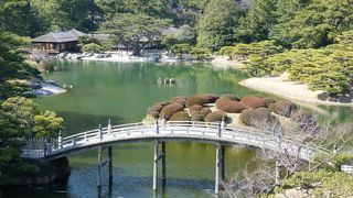 栗林公園一のビューポイント