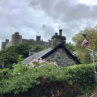 城までの道のり。20%の坂道ってあまりないと思う