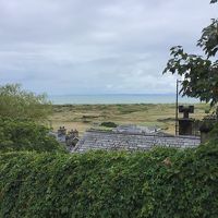 お城と海の景色