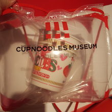 出来上がったカップヌードル