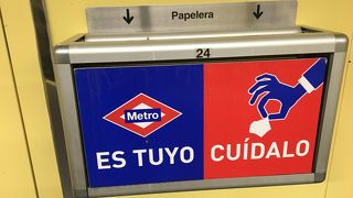 マドリードでの移動はメトロが便利