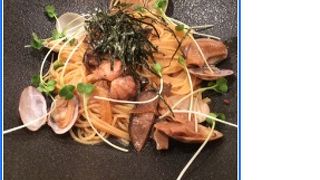 和風パスタの店。のんびりしてます。