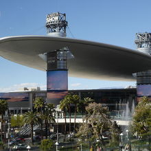 巨大な円盤に見えます