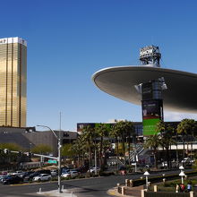 トランプタワーが奥に見えます