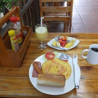 美味しくてボリュームたっぷりの朝食