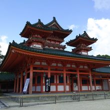 庭園への入り口