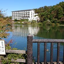 駐車場の近くから