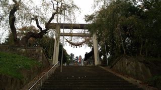 一本の石で出てきている鳥居