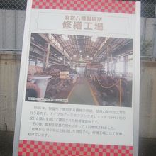 内部の様子は眺望スペース内に置かれた写真でも確認できます