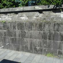 今和泉島津家本邸跡の石垣