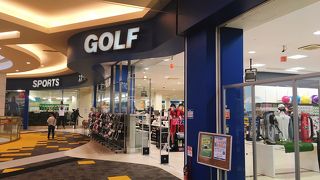 ゴルフはアパレルとボールスパイクのみ