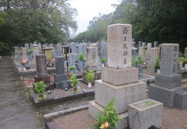 お墓は思ったよりこじんまりとしていて、氏の謙虚さを感じました