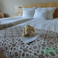 マスコットがお出迎え