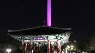 釜山タワー 夜