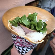 サラダ系クレープ