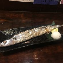 秋刀魚塩焼き