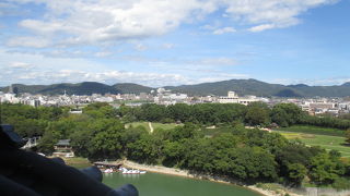 眺めは期待するほどではありません。