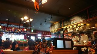 店内がスペインの雰囲気