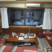 海側の居間です。