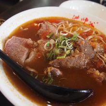 美味しかったトマト牛肉麺