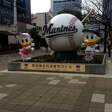 千葉ロッテマリーンズのモニュメント