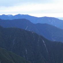 北峰からの景観の一例