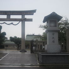 台風の影響で手水舎が崩壊してしまったとのことでした By ケロケロマニア 生國魂神社のクチコミ フォートラベル
