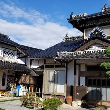 見事な鏝絵の風景