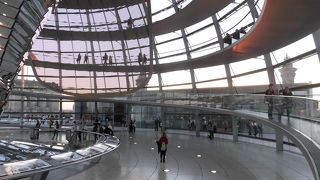 ガラスドームは一方通行