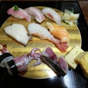 双葉寿司の昼食