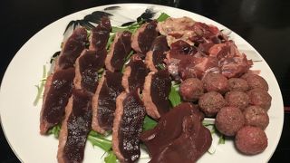 鴨鍋コースを食べ