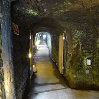 大浴場はトンネルの奥。