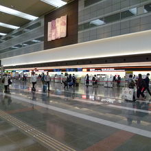 開放感のあるフロア