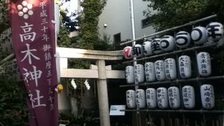 押上駅北東の路地沿いにある