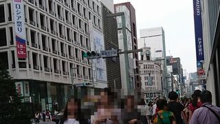 銀座のメインストリート