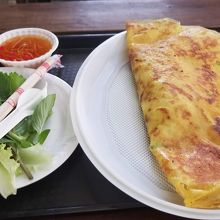 パインセオです。ぱりぱりの皮のなかにお野菜たっぷり