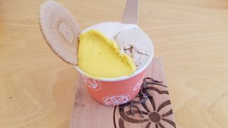 自然の素材を生かしたアイス