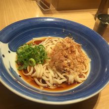 冷たいぶっかけうどん