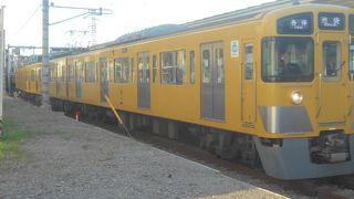 東京都２３区内だというのに単線の路線は、のどかだが不便。乗り遅れたら歩いた方が早い。