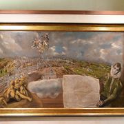 お宝の名画「トレドの景観と地図」