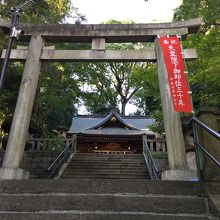 拝殿への階段です