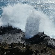 潮が吹いている