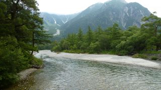 大正池から河童橋までハイキング