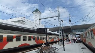 トラムへの乗り換えが簡単です