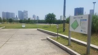 タワーマンションの麓