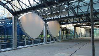 東横線の遺構がある （渋谷ストリーム）