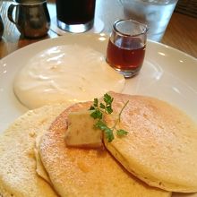 オリジナルパンケーキ、クーポン利用で１枚追加！