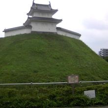 白い塀のやぐら