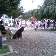 祭りの最中